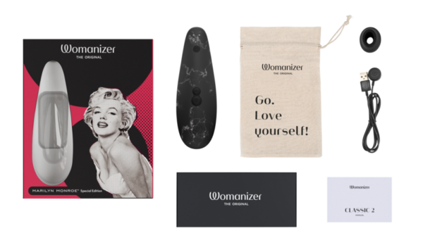 WMZ Classic 2 Marilyn Monroe Black Marble Flatlay 2