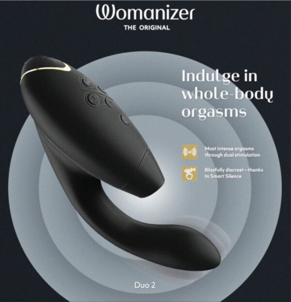 Womanizer Duo 2 Dual-Stimulator für Klitoris und G-Punkt