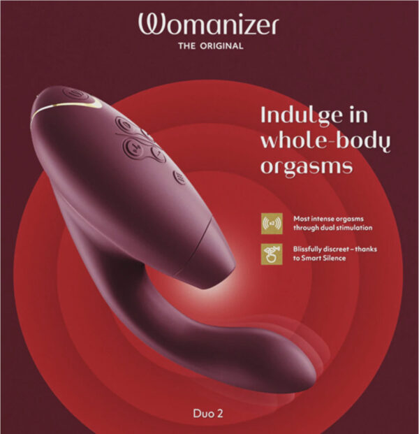 Womanizer Duo 2 Dual-Stimulator für Klitoris und G-Punkt