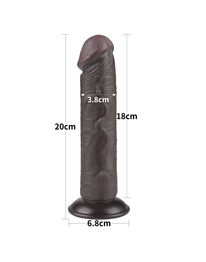 10083 6 Lovetoy Skin Dildo 20 cm – Bild 7