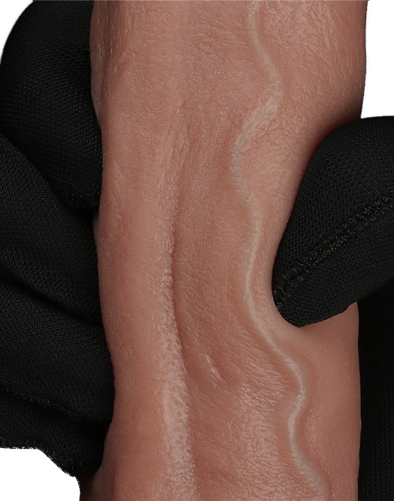 10094 10 Lovetoy Zweischichtiger Silikon Dildo 22.5 cm – Bild 5