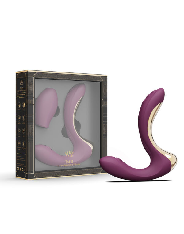 zalo talis g spot pulsewave vibrator purple 14