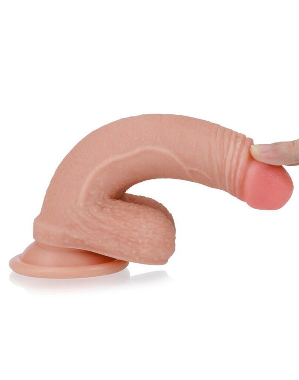 Lovetoy Zweischichtiger Silikon Dildo 18 cm – Bild 2