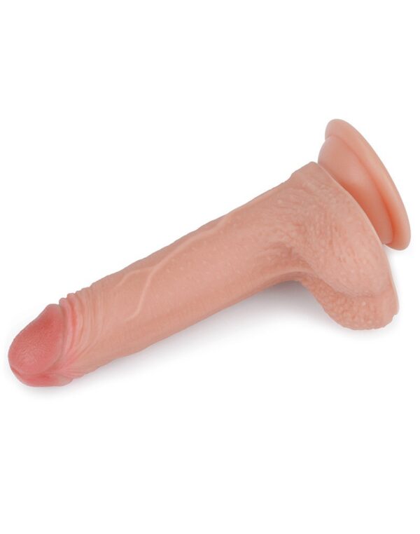 Lovetoy Zweischichtiger Silikon Dildo 18 cm – Bild 3