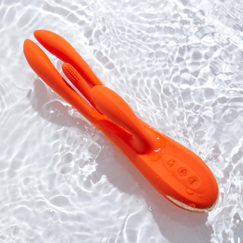 e35614 2 Honey Play Box Terri Rabbit Vibrator Orange – Bild 2