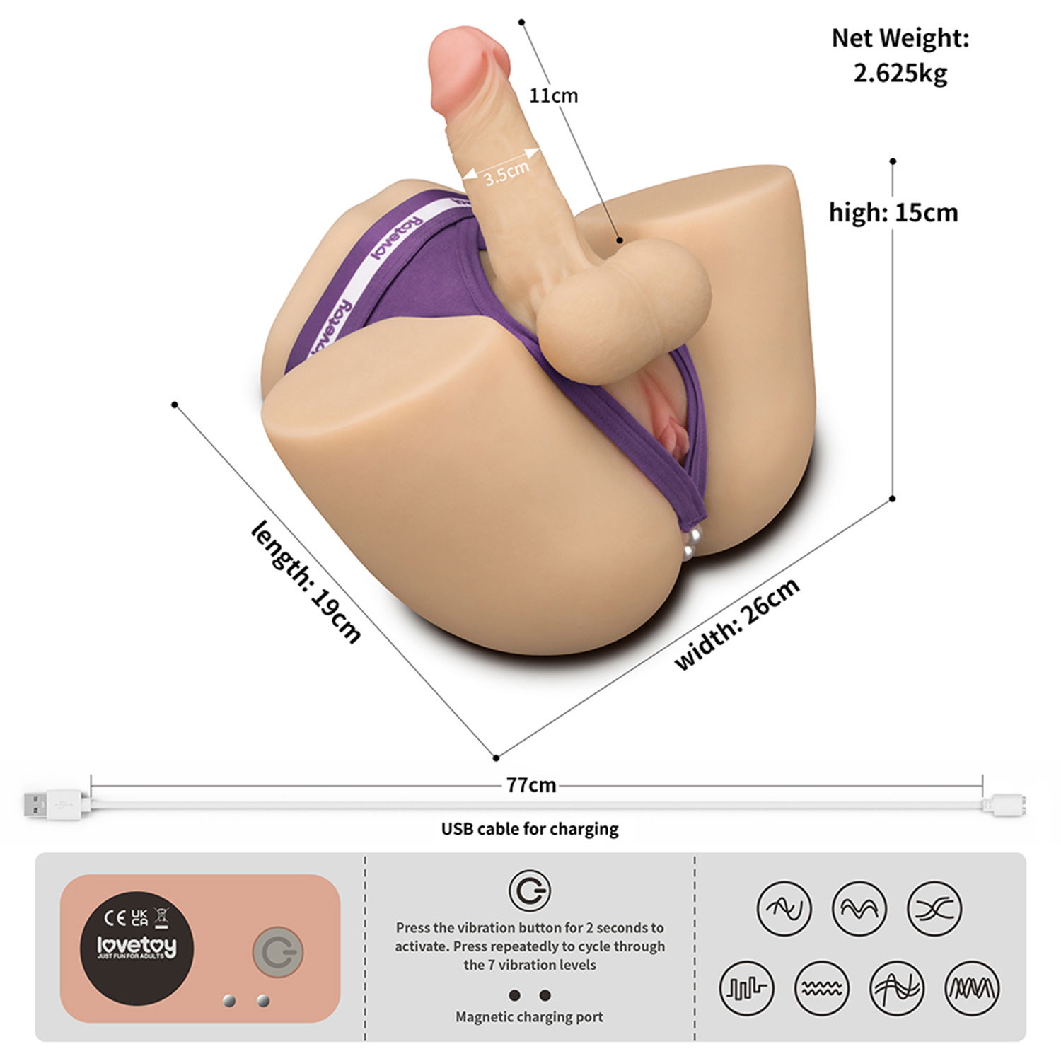 10131 08 Lovetoy Streetgirls Dual Motor Sensation Pulse mit Dildo – Bild 6