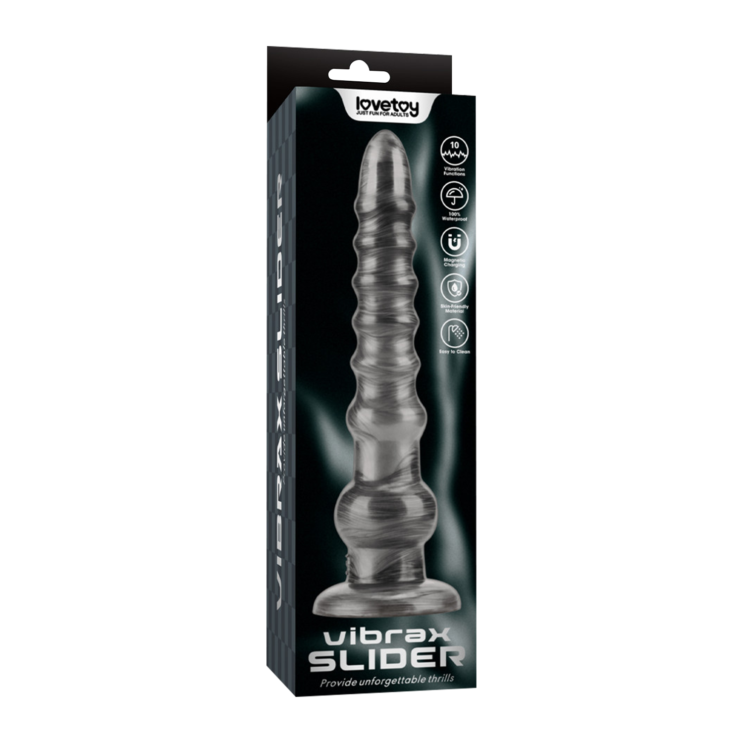 10128 02 Lovetoy King Size Vibrierender Vibrax Slider 32 cm – Bild 8