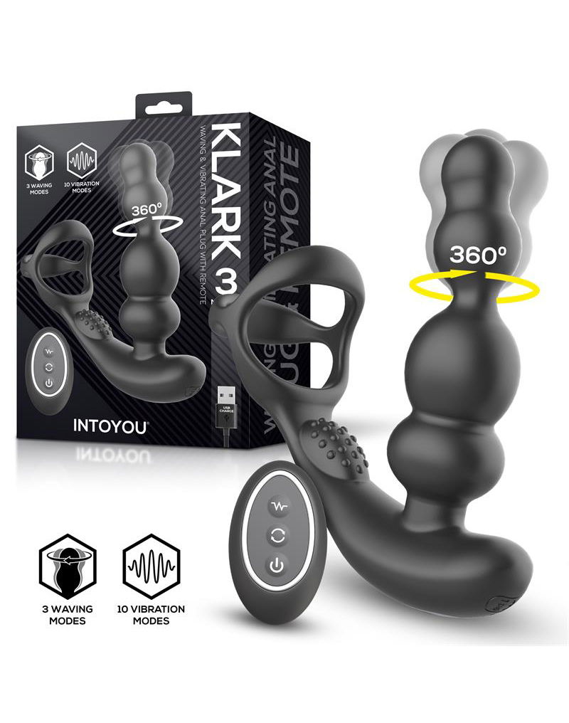 11719 01 Intoyou Waving & Vibrating Anal Plug mit Fernbedienung – Bild 4