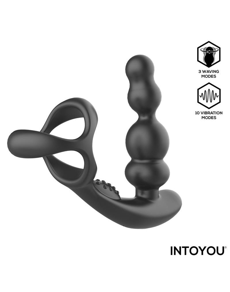 11719 05 Intoyou Waving & Vibrating Anal Plug mit Fernbedienung – Bild 2