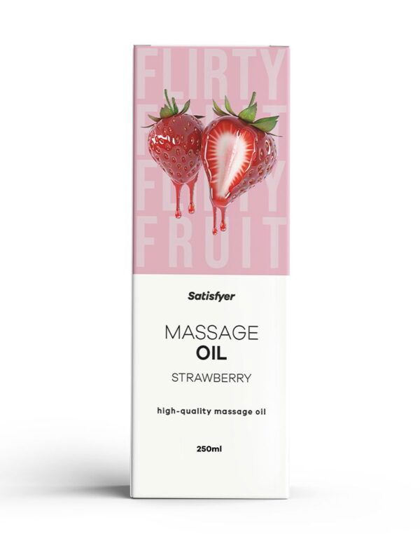 Satisfyer Massage Oil Strawberry (250 ml)