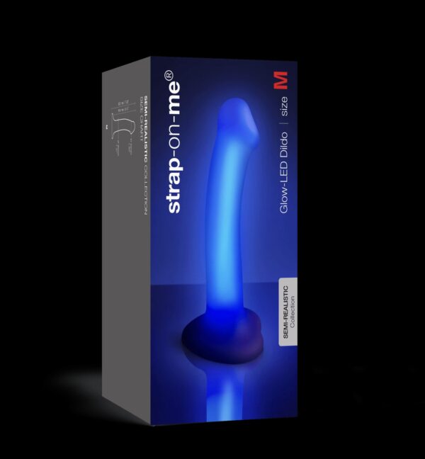 Strap-On-Me Glow-Led Dildo (M) – Bild 7