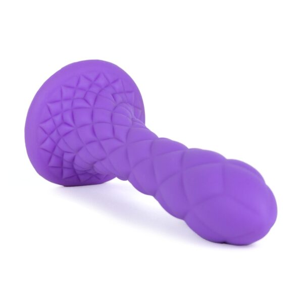 Silexd Dreamy Dildo Fantasy Flüssigsilikon Thermoreaktiv Violett 18,5 cm – Bild 2