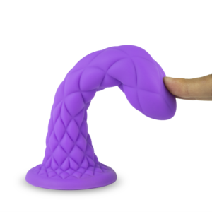 240732 DREAMY PURPLE 1500X15000 3 CEST0731134411 neue erotik artikel Silexd Dreamy Dildo Fantasy Flüssigsilikon Thermoreaktiv Violett 18,5 cm