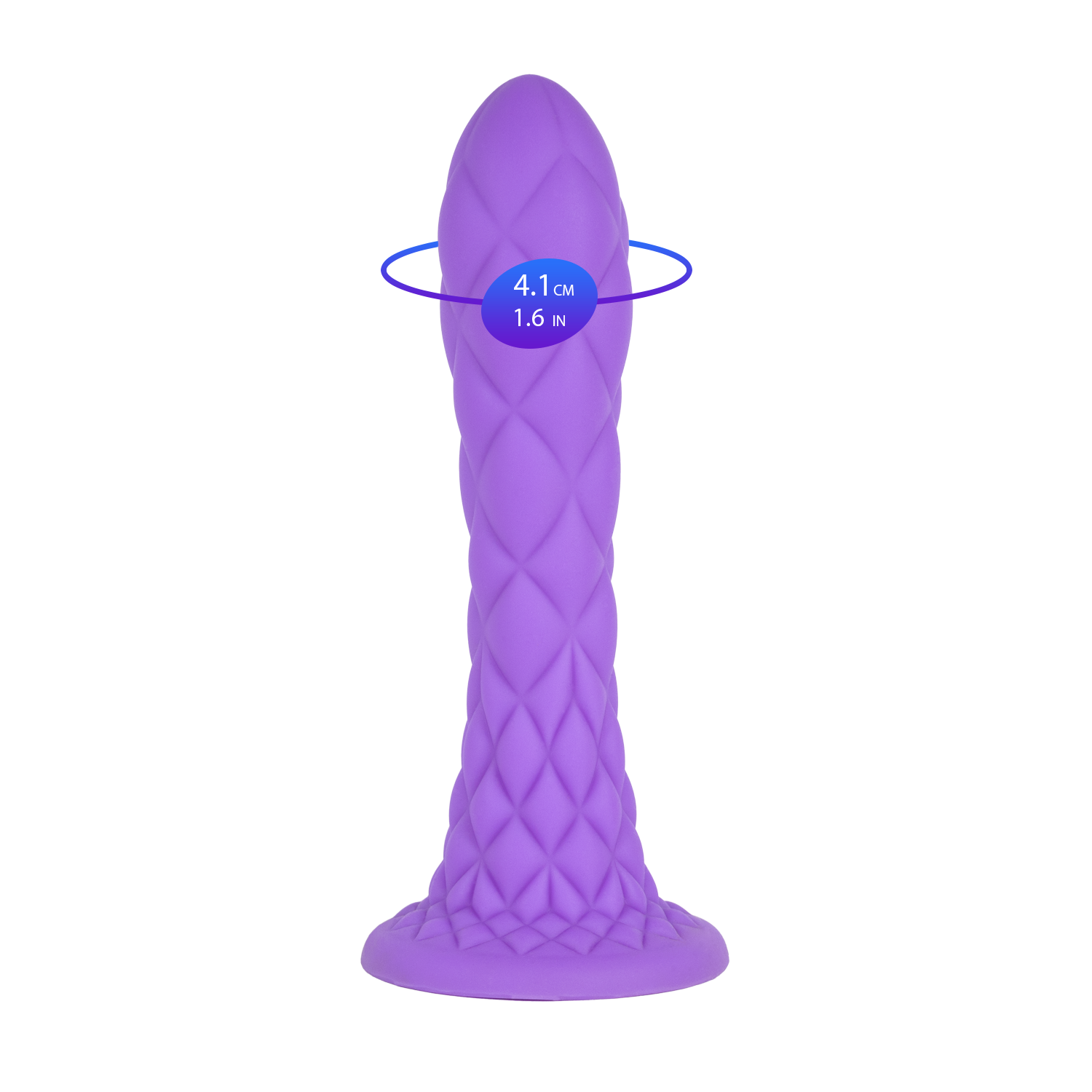 240732 DREAMY PURPLE 1500X15000 5 CEST0731134407 Silexd Dreamy Dildo Fantasy Flüssigsilikon Thermoreaktiv Violett 18,5 cm – Bild 6