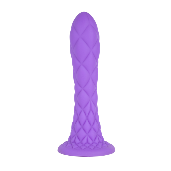 Silexd Dreamy Dildo Fantasy Flüssigsilikon Thermoreaktiv Violett 18,5 cm