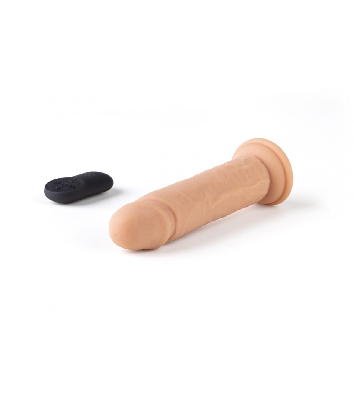 0 38 Virgite Realistischer Vibrator „R15“ Fleisch 16,5 cm Mit Fernbedienung – Bild 2