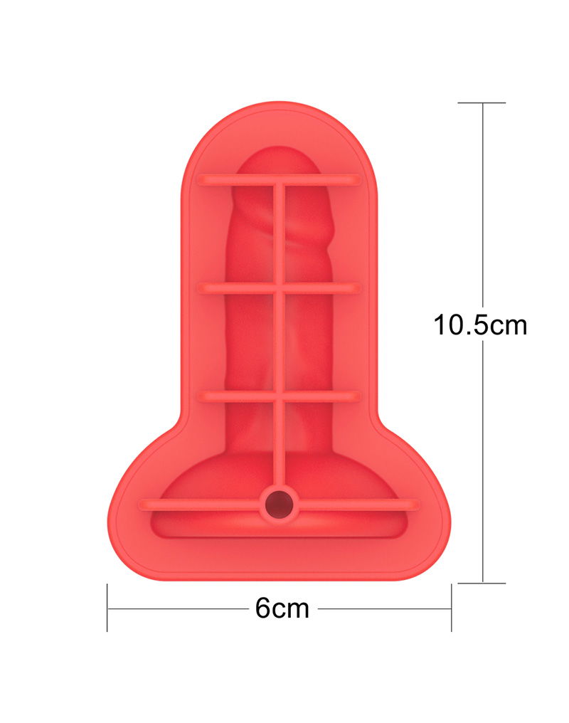 10162 02 Lovetoy Silikon Eiswürfelform Mini Penis – Bild 3