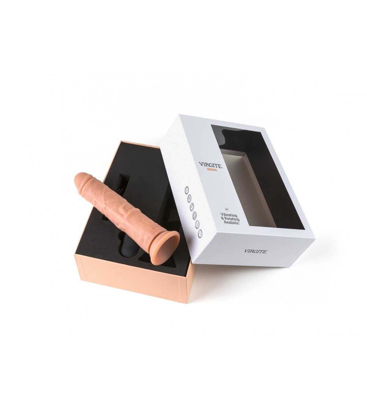 2 12 Virgite Vibrating & Rotating Realistic R7 19 cm – Bild 5