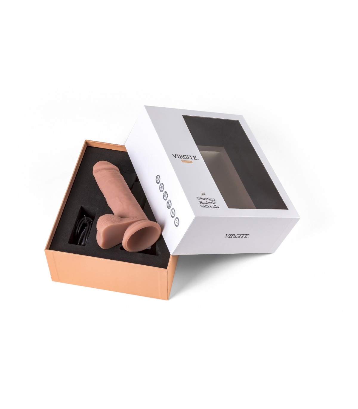 4 9 Virgite Vibrating Realistic with Balls R12 17 cm – Bild 4