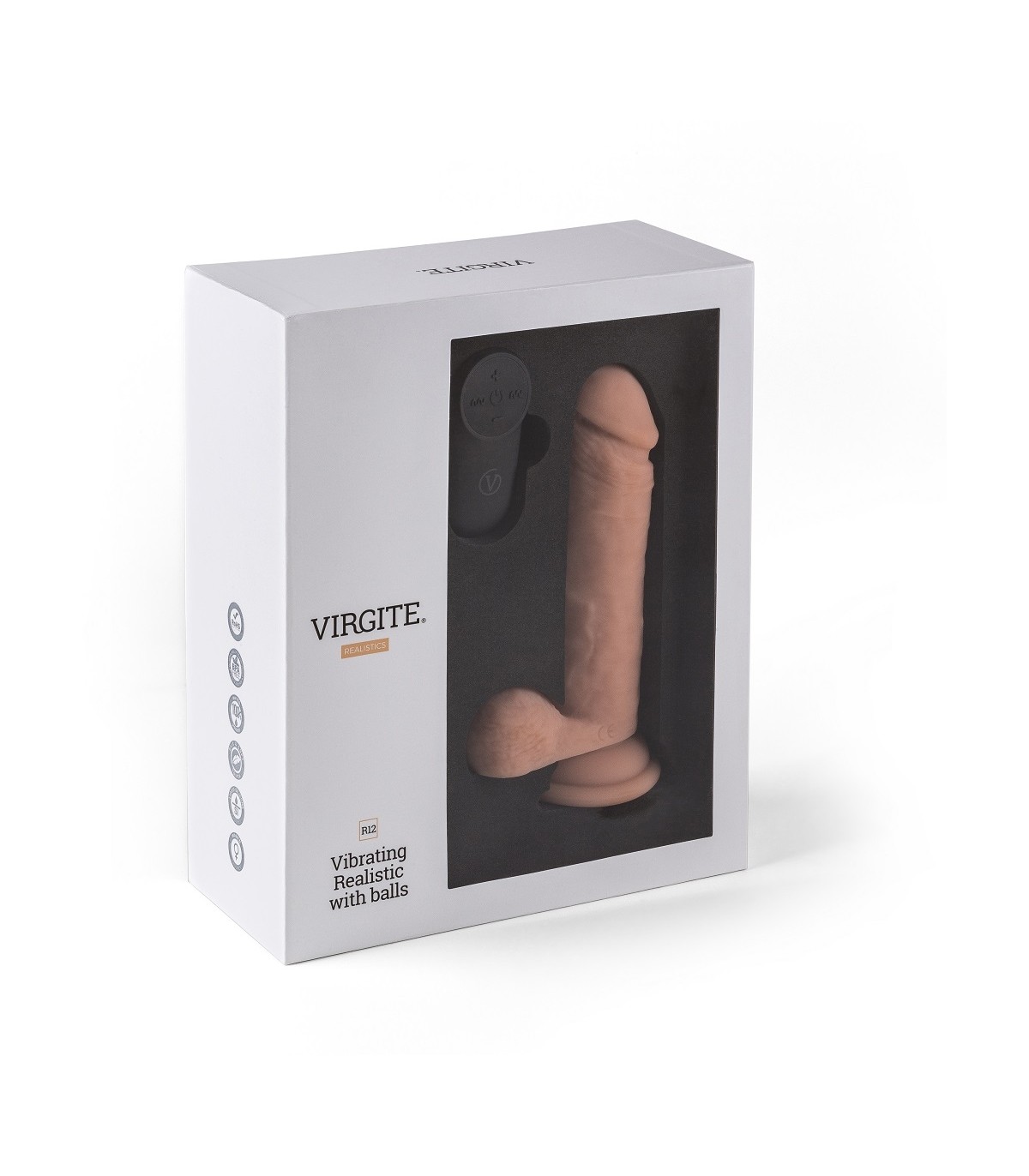 6 4 Virgite Vibrating Realistic with Balls R12 17 cm – Bild 5