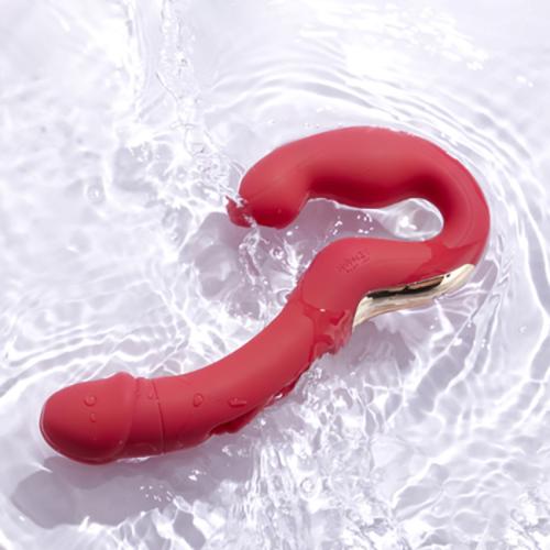 116913 red 6 Honey Play Box Appgesteuerter Paarvibrator ohne Gurt Rot – Bild 5