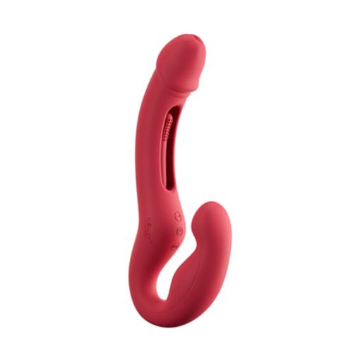 116913 red 7 Honey Play Box Appgesteuerter Paarvibrator ohne Gurt Rot – Bild 2