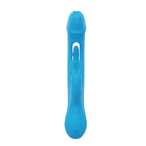 116915 blue Honey Play Box Trilux Rabbit Vibrator Blue – Bild 2