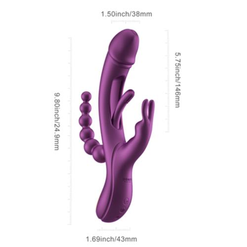 116915 purple 5 Honey Play Box Trilux Rabbit Vibrator Violett – Bild 4
