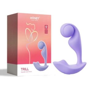 121191 purple 3 neue erotik artikel Honey Play Box Trill Tragbarer Druck-Vibrator Lila