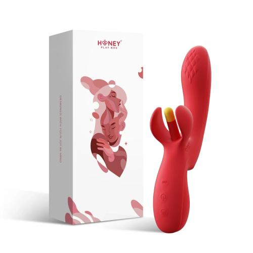 121192 red Honey Play Box Fortexa Klopfender A-Spot Vibrator Rot
