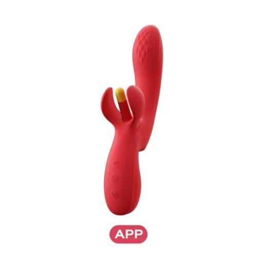 121192 red 2 Honey Play Box Fortexa Klopfender A-Spot Vibrator Rot – Bild 2