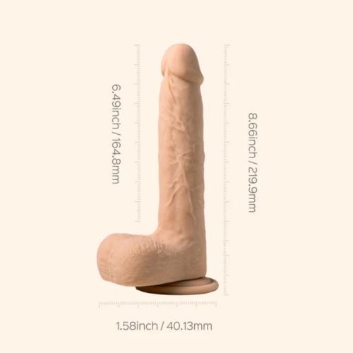 121193 beige 3 Honey Play Box Luis Stoßender Wärmedildo – Bild 5