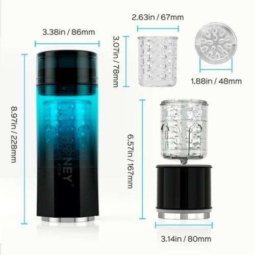 121201 multi 3 Honey Play Box Adrian Rotierender WasserSpa Masturbator – Bild 4