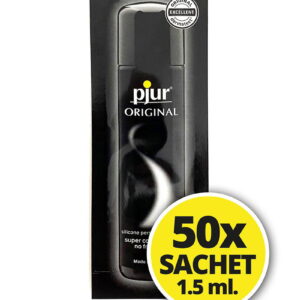 Pjur Original – Gleitmittel auf Silikonbasis – 50 Sachets à 1.5 ml