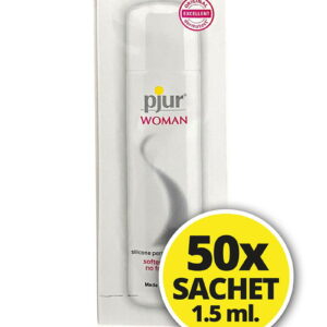 Pjur Woman – Gleitmittel auf Silikonbasis – 50 Sachets à 1.5 ml