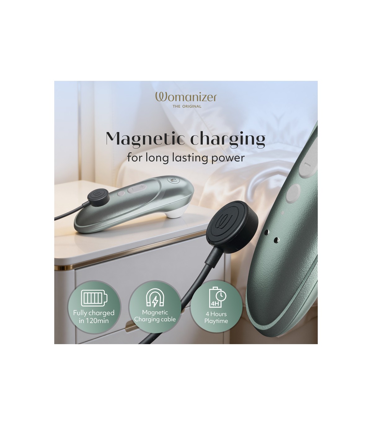 4 Womanizer Pro Sage Grün – Bild 5