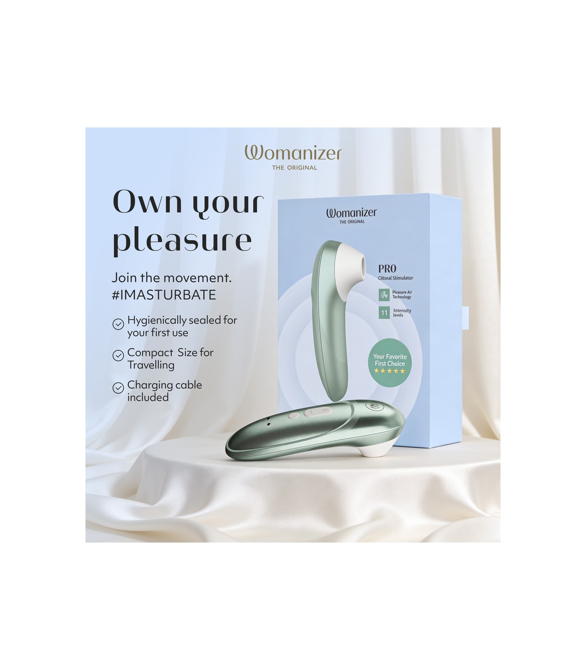 5 1 Womanizer Pro Sage Grün – Bild 6