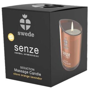 Swede Senze Seduction Massage Candle Clove Orange Lavender