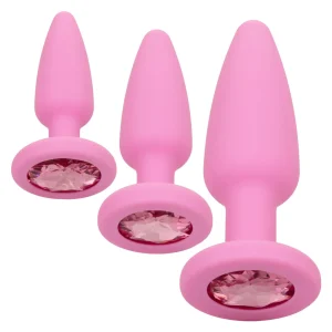 CalExotics First Time® Crystal Booty Kit – Pink