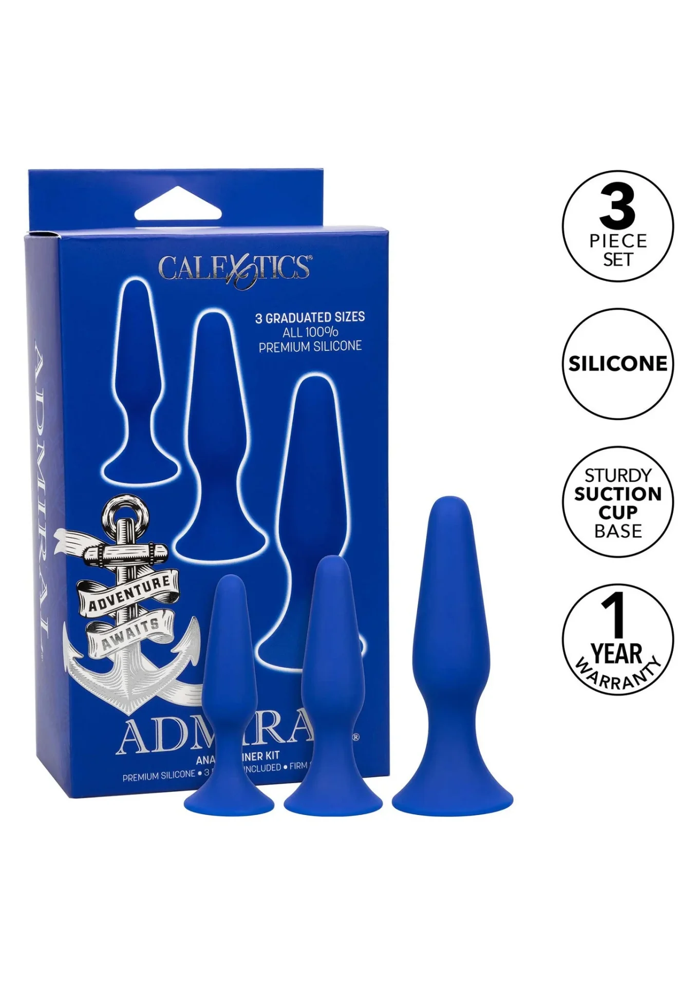 14808 BLUE 07 CalExotics Admiral Anal Trainer Kit – Bild 4